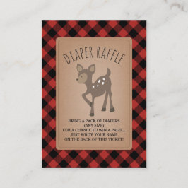 Hjort Play Baby Shower Diaper Raffle Tilläggskort