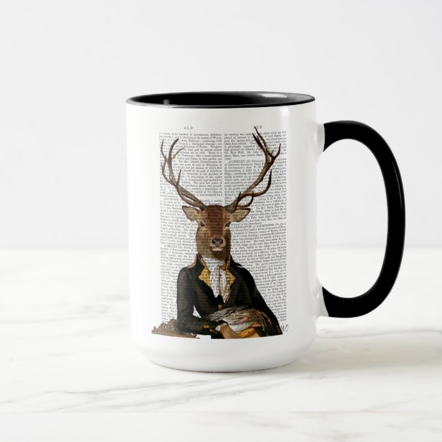 Hjort Porträtt Mugg (Höger)