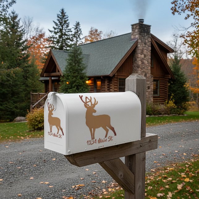 Hjort-postlådedeetikett Klistermärken (Skapare uppladdad)