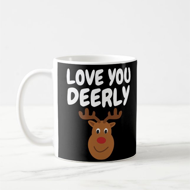 HJORT PUN KÄRLEK DU COFFEE MUGG (Vänster)