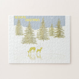 Hjort Reflektion Pussel