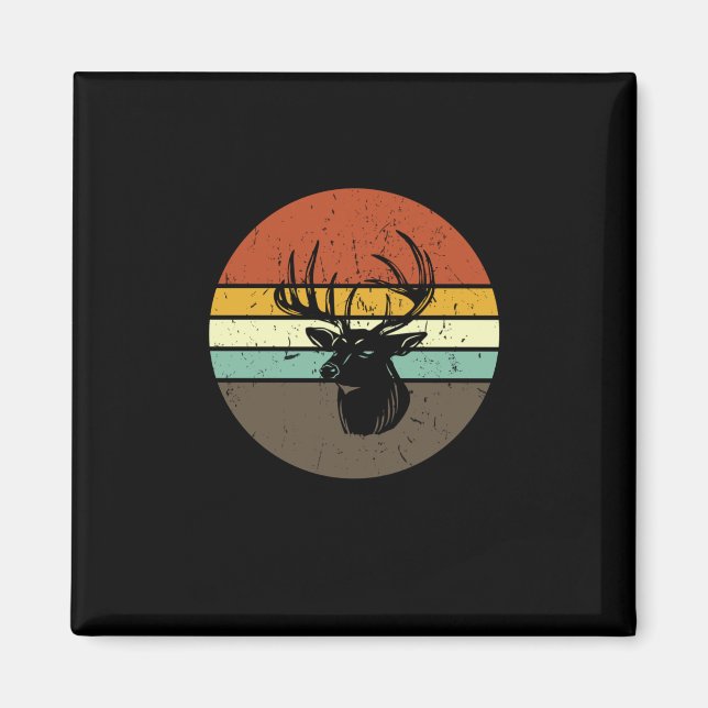 Hjort Retro Magnet (Framsidan)
