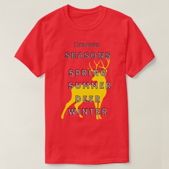 Hjort säsong t shirt (Design framsida)