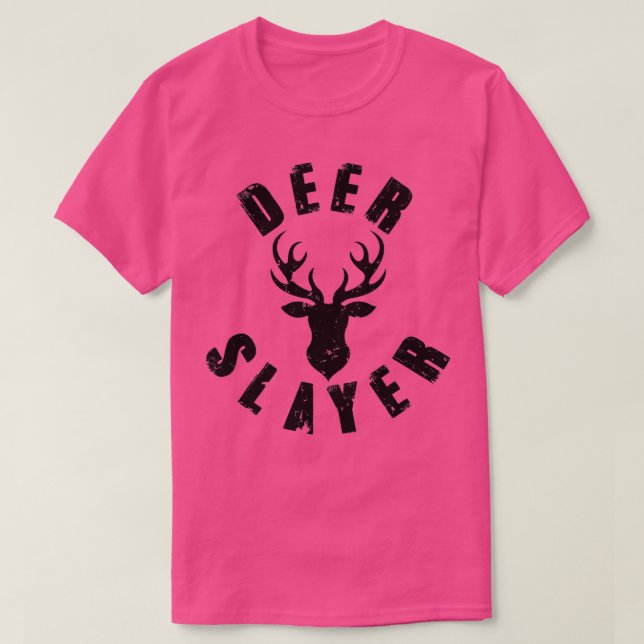 Hjort Sayer Hunter Hunting Buck Sportsman T Shirt (Design framsida)