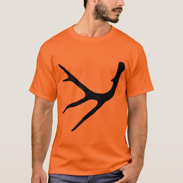 Hjort Shed Antler T Shirt (Framsida)