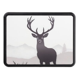 Hjort silhuette dragkroksskydd