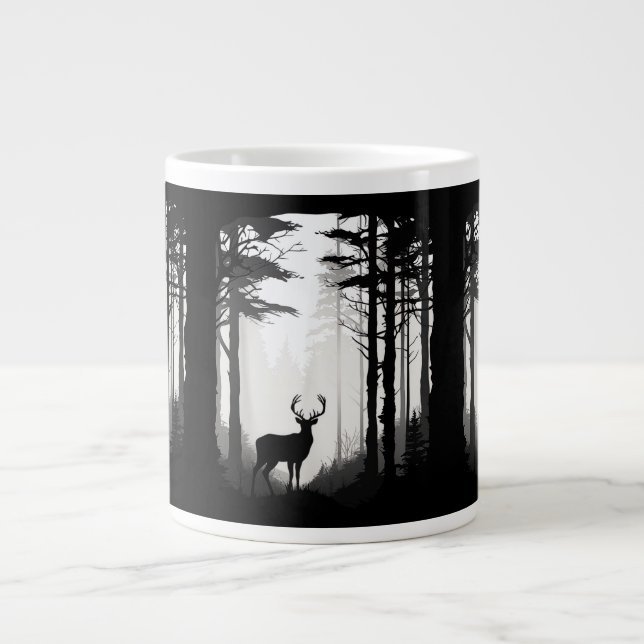 Hjort Skog Vilda Djur Jumbo Mugg (Framsidan)