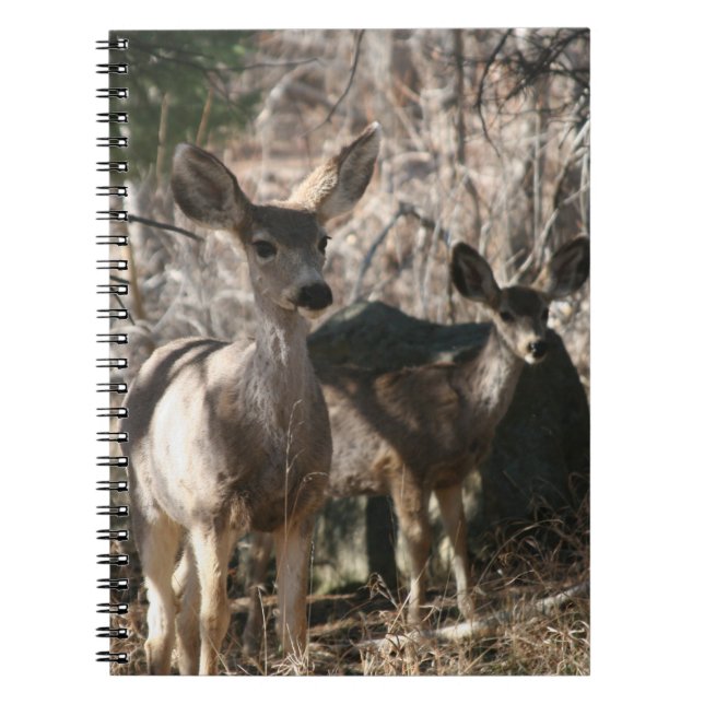 Hjort som säger hej anteckningsbok (Framsidan)