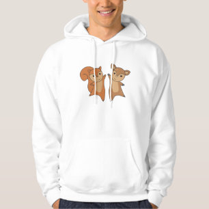 Hjort Squirrel Forest Animals Cute Animal Hoodie