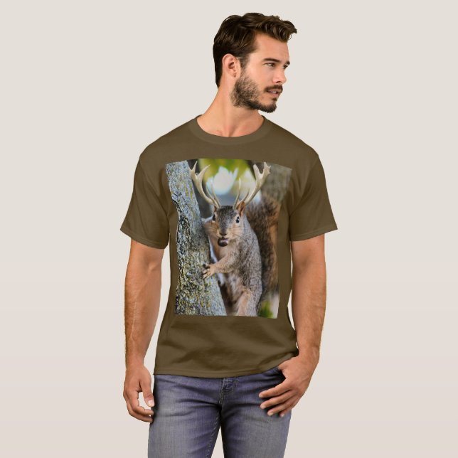 Hjort Squirrelly T-shirt (Hel framsida)