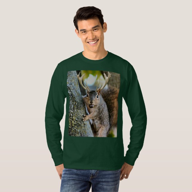 Hjort Squirrelly T Shirt (Hel framsida)