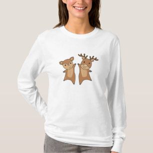 Hjort Stag Forest Animals fawn Cute Animals for T Shirt
