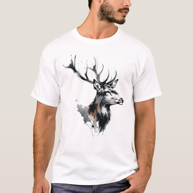 Hjort T Shirt (Framsida)