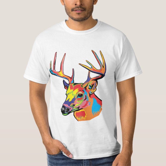 hjort t shirt (Framsida)