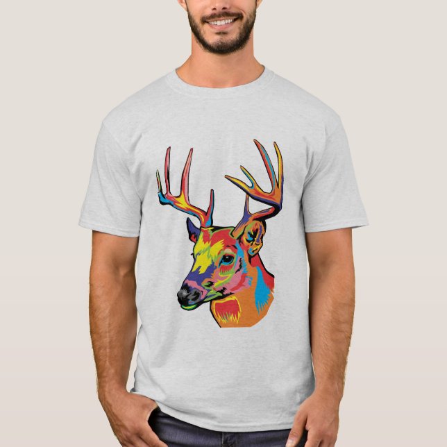 hjort t shirt (Framsida)