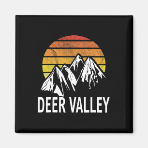 Hjort Valley Park City Utah Usa Ski Resort Snowboa Magnet