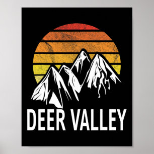 Hjort Valley Park City Utah Usa Ski Resort Snowboa Poster