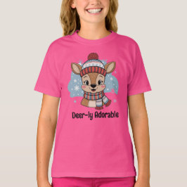Hjort-vänlig Kids Shirt till jul T Shirt
