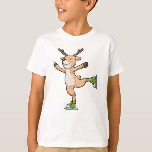 Hjort vid isrocka med isskiffer t shirt