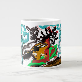 Hjort vinter jumbo mugg