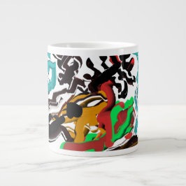 Hjort vinter jumbo mugg