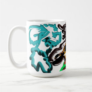 Hjort vintertid kaffemugg