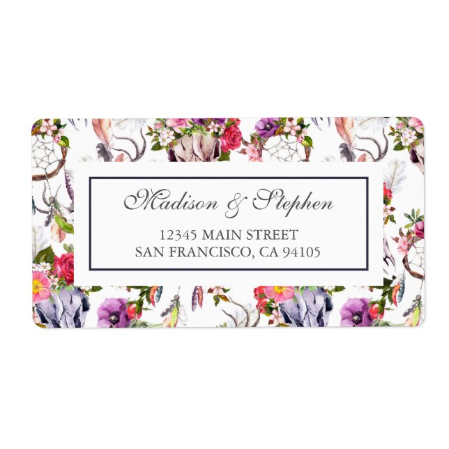 Hjortar, Döskallar, blommor och drömmar Catcher -  Fraktsedel (Framsidan)