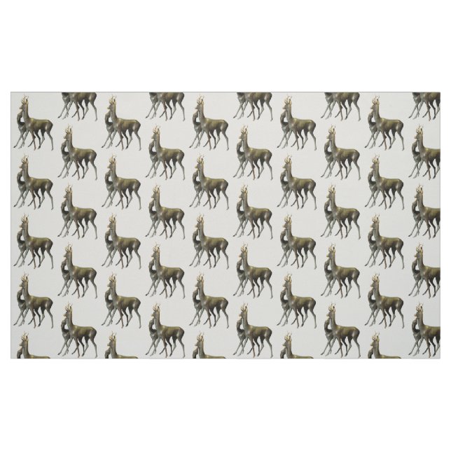 Hjortar i kärlek tyg (Fat Quarter)