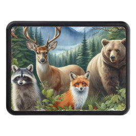 Hjorten Bear Raccoon Dragkroksskydd