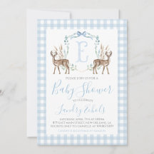 Hjorten Hunter Baby Shower för Preppy Southern Blu