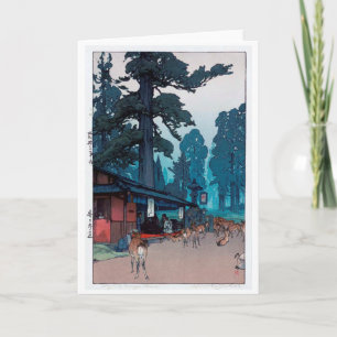 Hjorten Kasuga Shrine, Hiroshi Yoshida Kort
