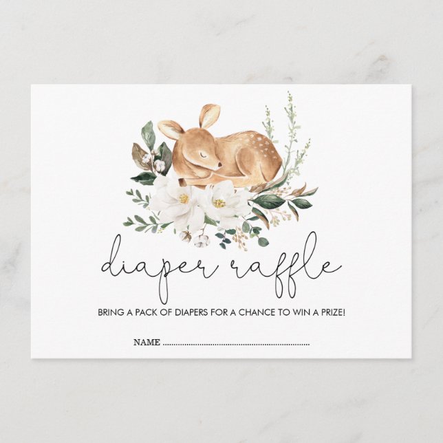 Hjorten Raffle Tilläggskort (Framsida)