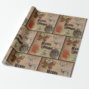 Hjorten Rustik Vintage Presentpapper