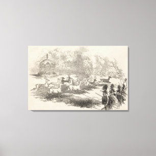 Hjorten Shooting at Gotha Canvastryck