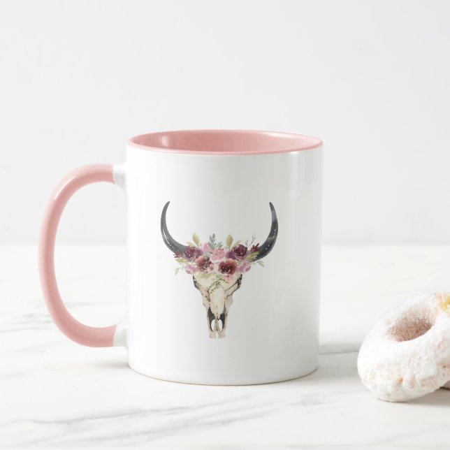 Hjorten Skull Mugg (Med munk)