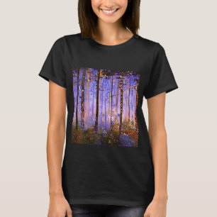Hjortens hemliga Väg - vidsträckta trädbeklädnad T Shirt