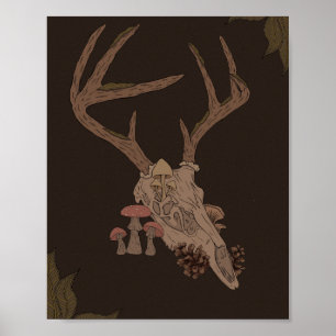 hjortens huvudavtryck poster