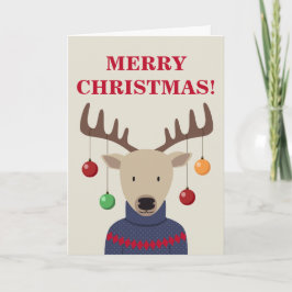 Hjortens julklapp helgkort
