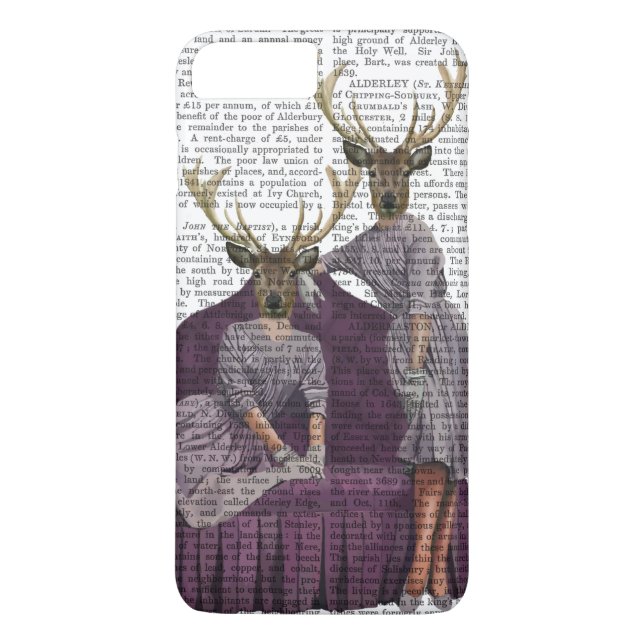 Hjortens Twillingar inom Lilan Case-Mate iPhone Skal (Baksida)