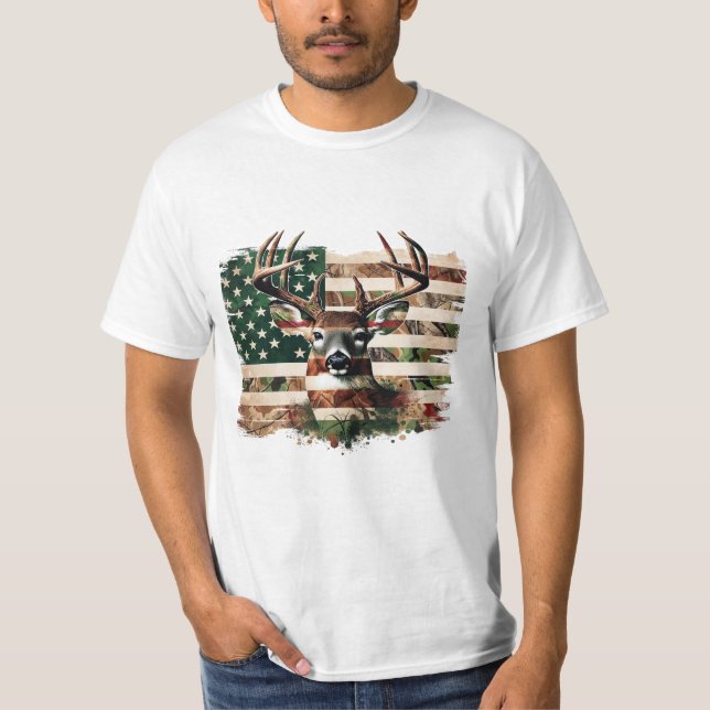 Hjortflagg T-Shirt (Framsida)