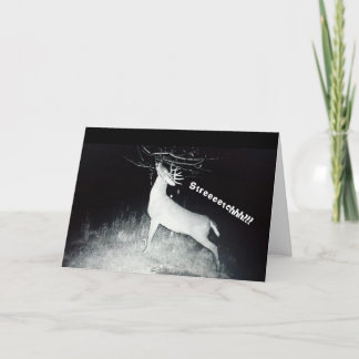 Hjortfödelsedagkort Kort