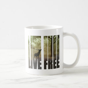 Hjortfototryck Kaffemugg