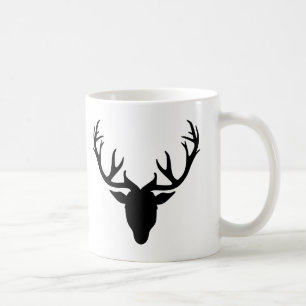 Hjorthorn på kronhjort kaffemugg