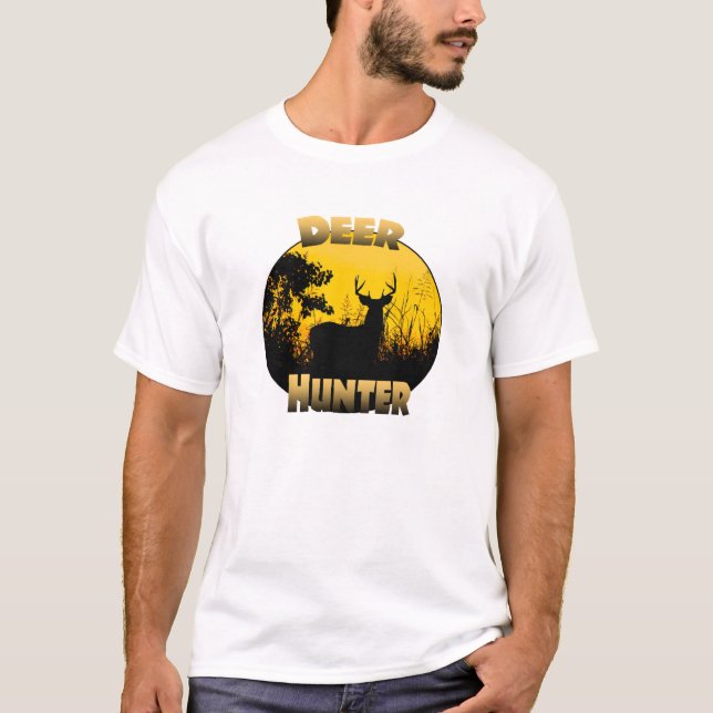 HjortjägareT-tröja Tee Shirt (Framsida)