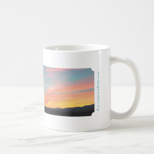 Hjortkanjonsolnedgång Kaffemugg