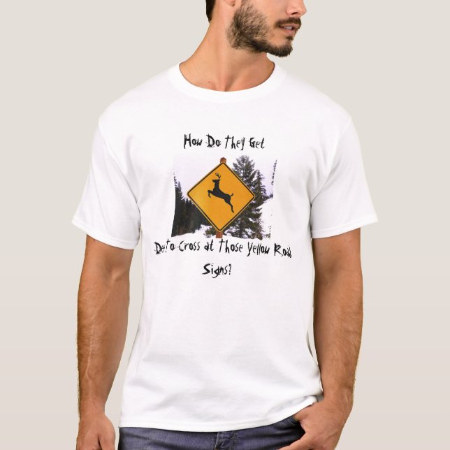 Hjortkorsning Tee Shirt (Framsida)