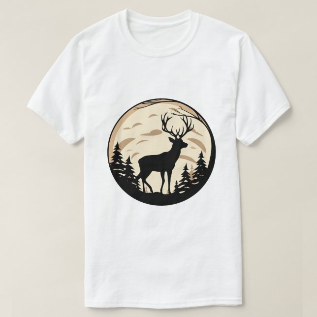 Hjortlogotyp T Shirt (Design framsida)