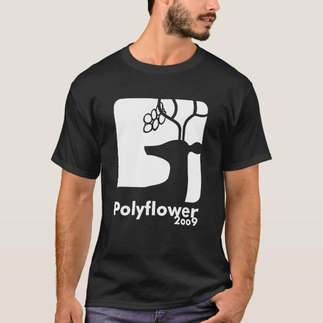 Hjortölvit - Polyflower 2009 T-shirt (Framsida)