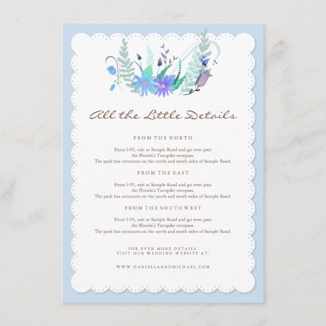 Hjortpar i kärlek skog vinter bröllop inbjudan kor (Framsida)