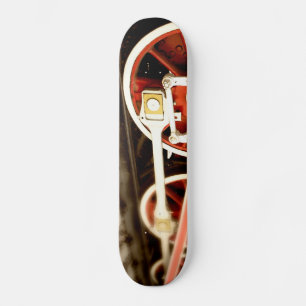 Hjul av ånglok old school skateboard bräda 21,6 cm